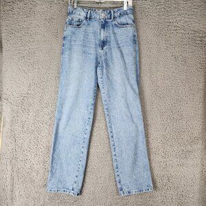 Pimkie Jeans Womens 28 Medium Wash Cotton High Rise Straight